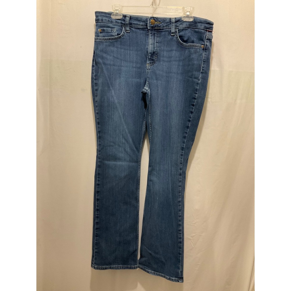 Lee Womens Bootcut Jeans Medium Wash Blue Stretch Denim Pants 12L 101CMVEW9